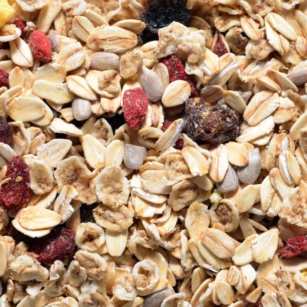 Musli banan, czekolada i żurawina, 0,5 kg, Dania Babci Zosi