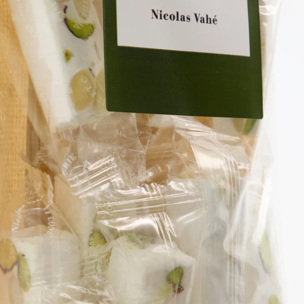 Nougat migdały i pistacje, Nicolas Vahé