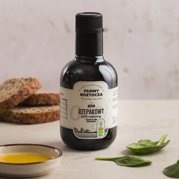 Olej Rzepakowy Bio, 250 ml, Farmy Roztocza