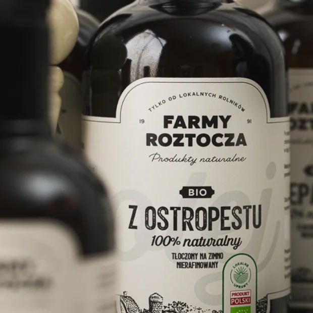 Olej z Ostropestu Bio tłoczony na zimno, 250 ml,  Farmy Roztocza