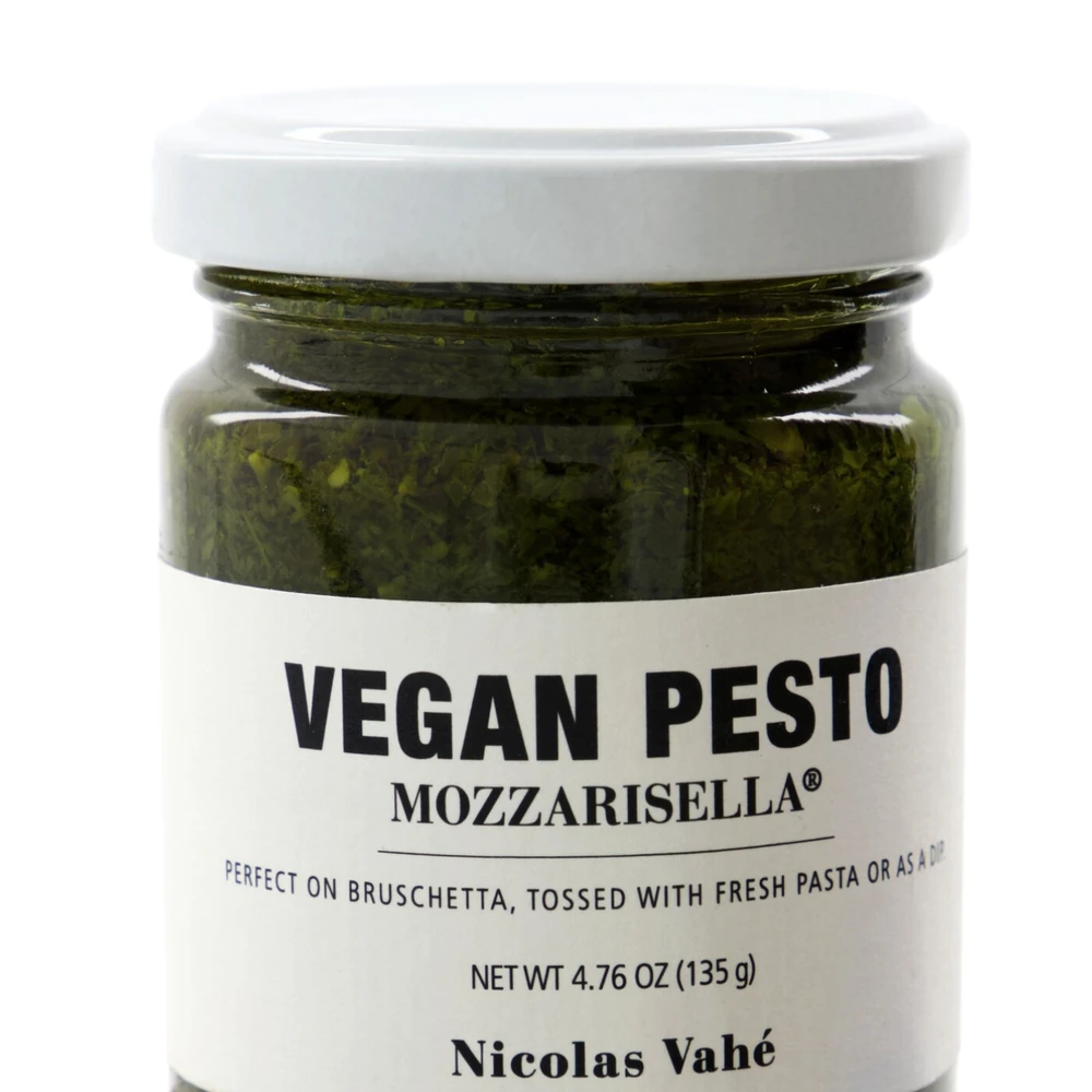 Pesto wegańskie mozzarisella, Nicolas Vahé
