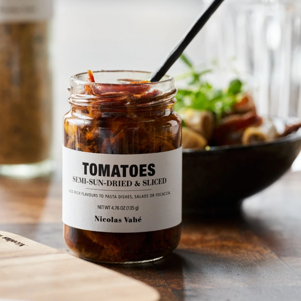 Pomidory półsuszone i pokrojone w plasterki, Nicolas Vahé