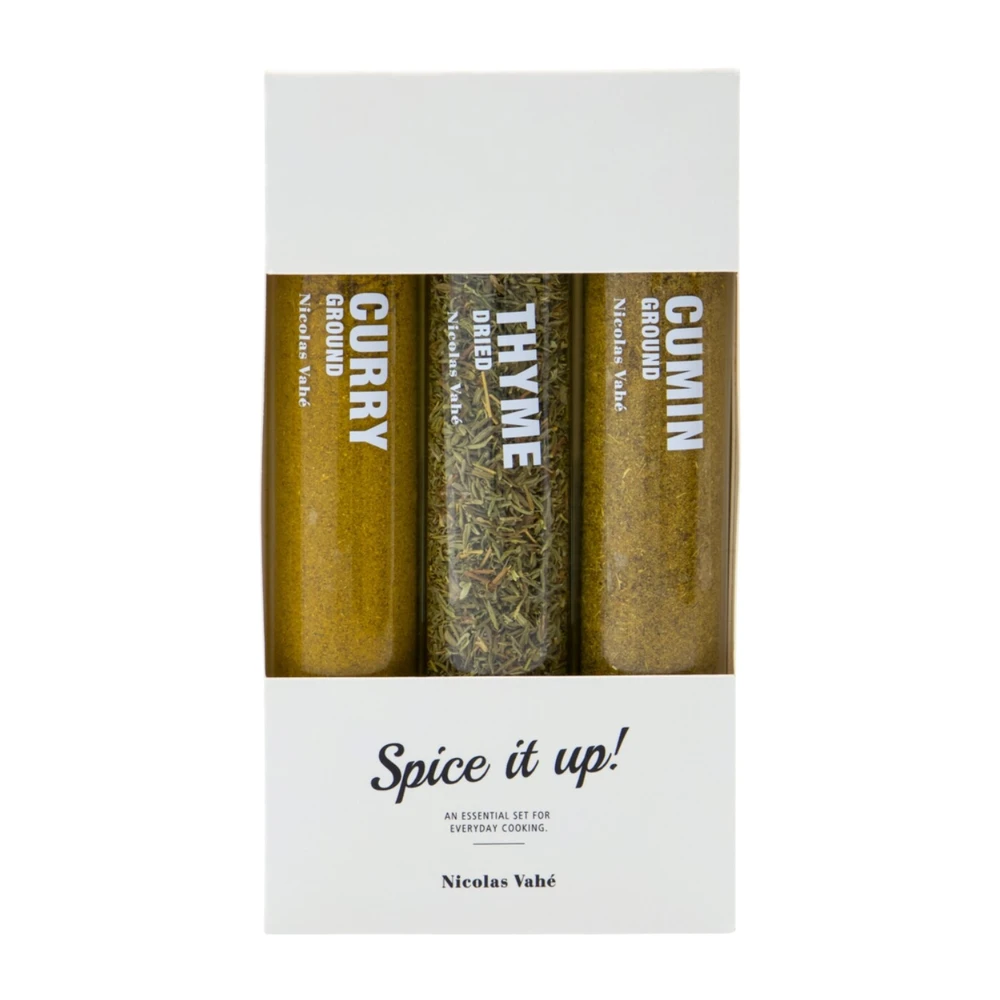 Przyprawy, curry, tymianek, kminek, Nicolas Vahé