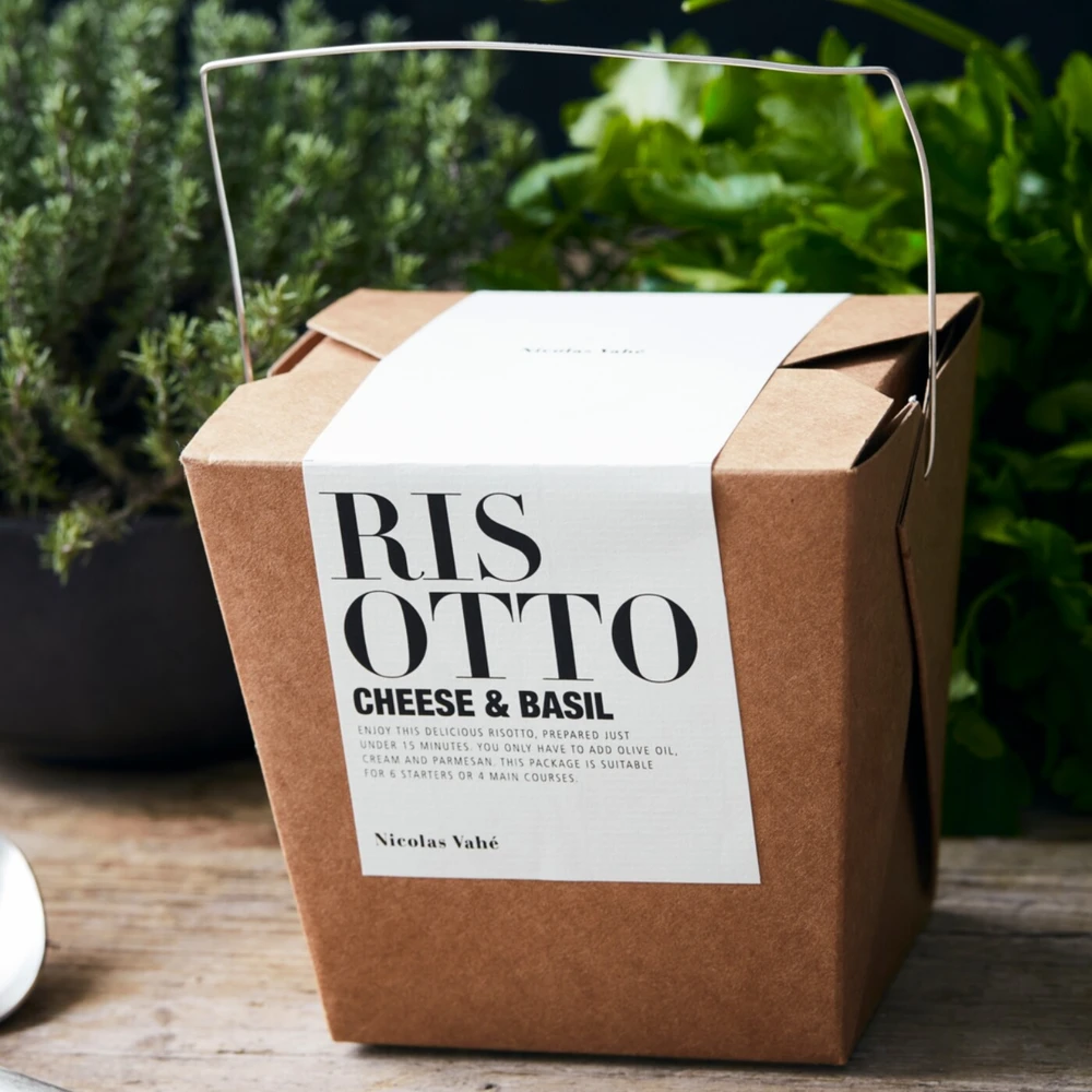 Risotto z serem i bazylią, Nicolas Vahé
