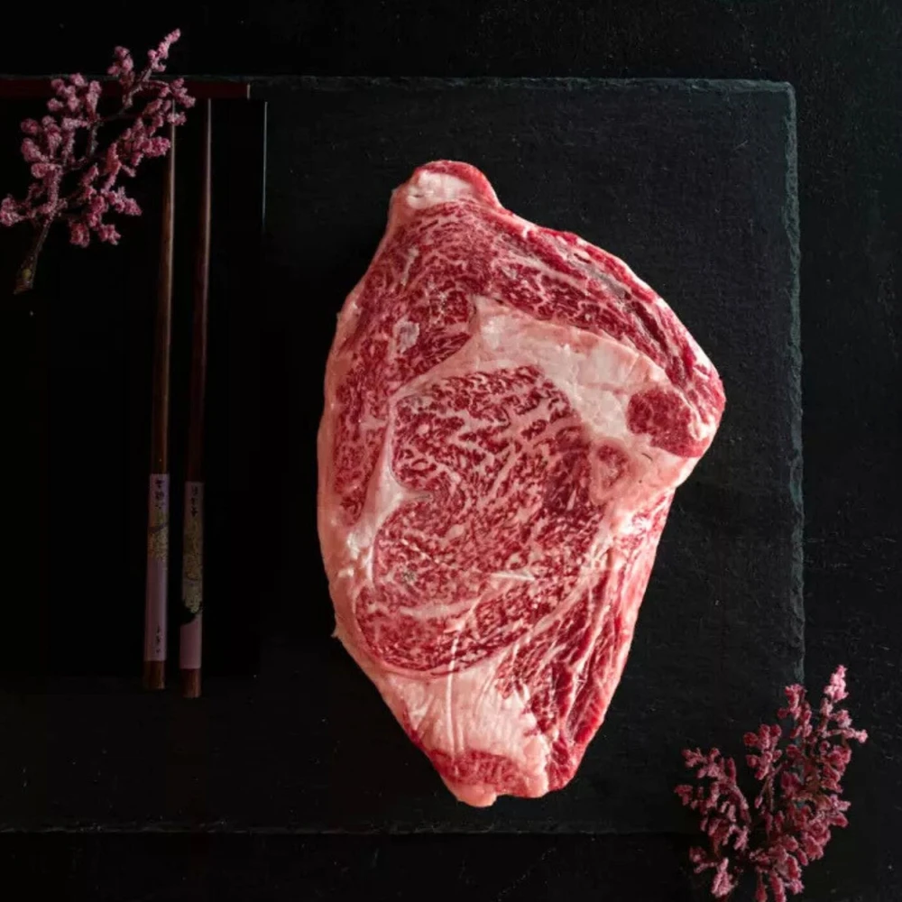 Stek z antrykotu Wagyu A5 Japonia, Farmy Roztocza