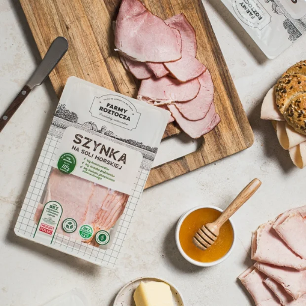 Mix - zestaw wędlin Bio: Schab oraz Szynka na soli morskiej, Szynka gotowana, Farmy Roztocza