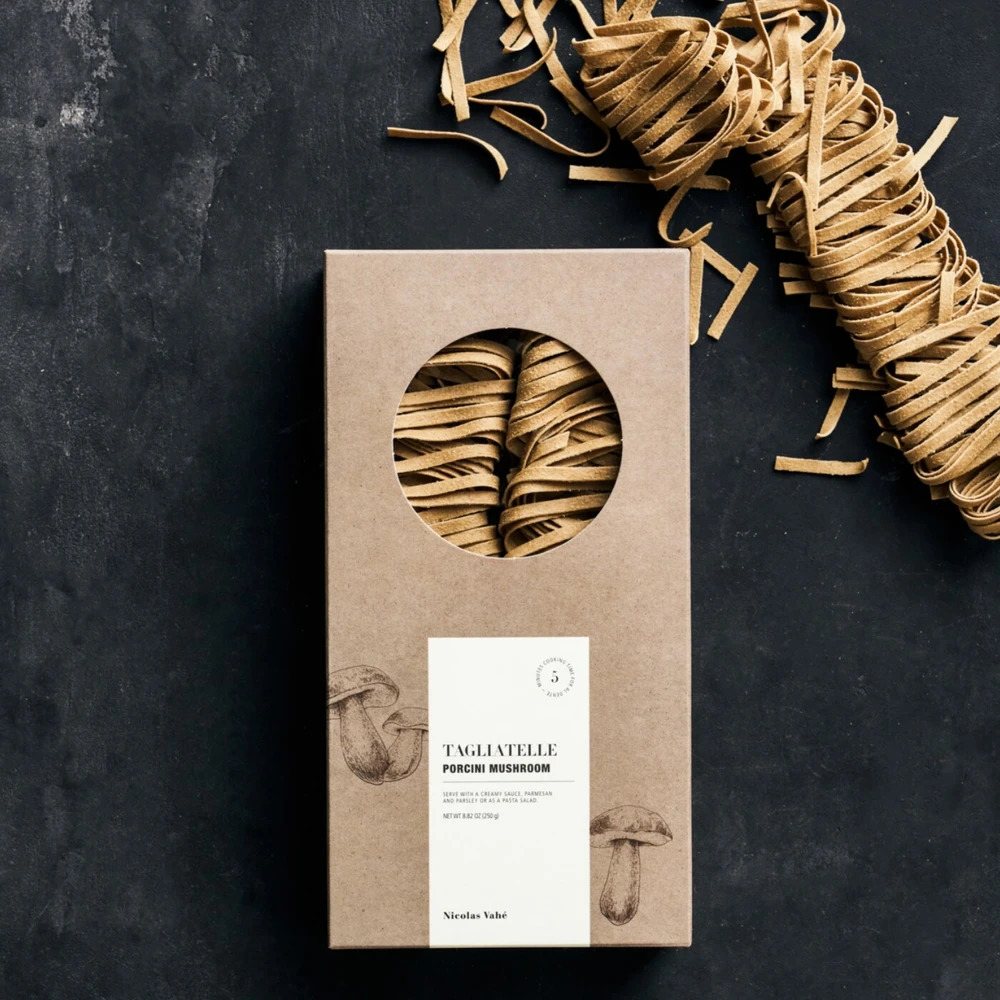 Tagliatelline z borowikami, Nicolas Vahé