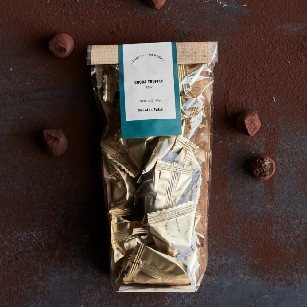 Trufle kakaowe z miętą, Nicolas Vahé