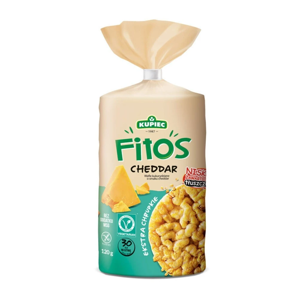 Zestaw 12 szt. wafle kukurydziane cheddar, Kupiec