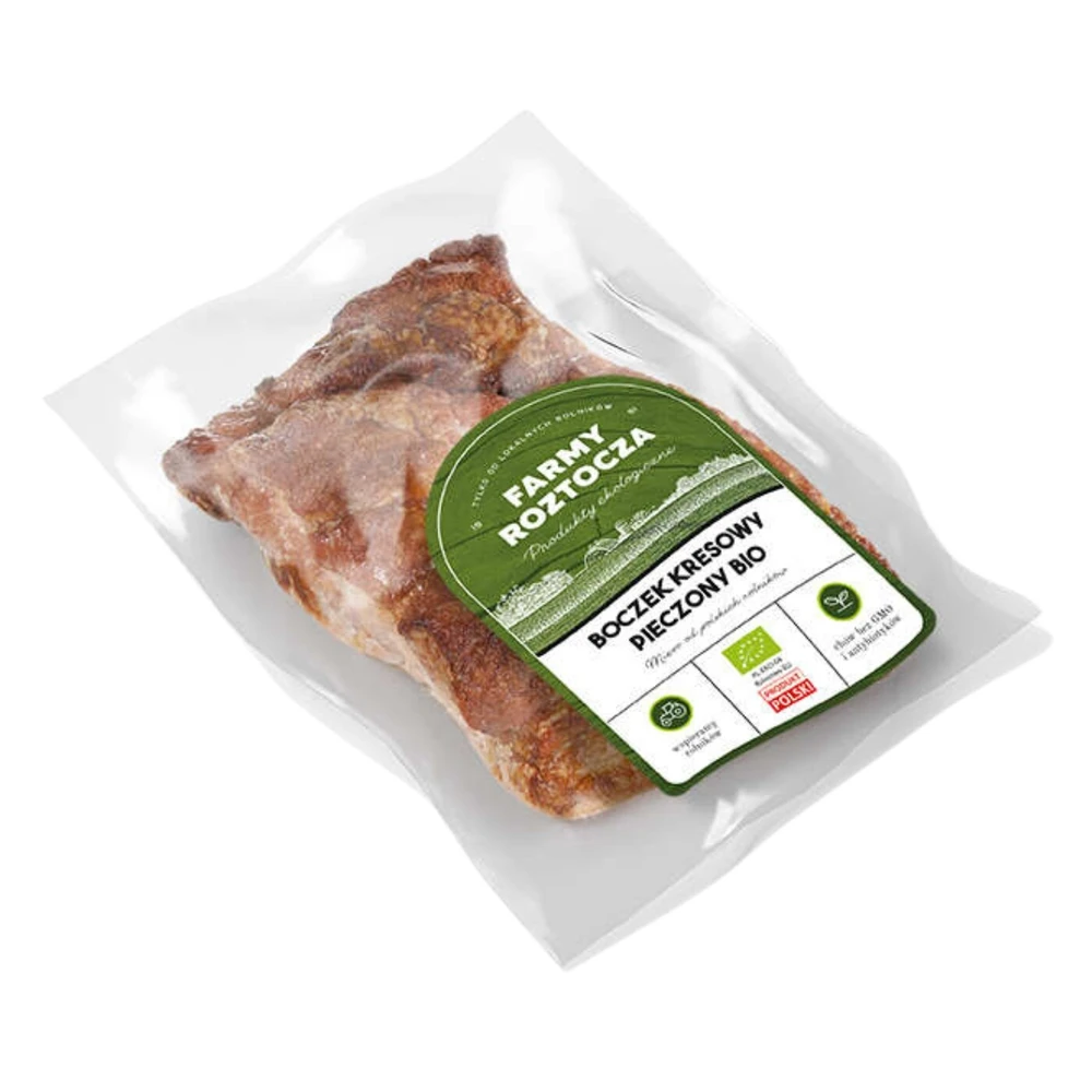Boczek kresowy pieczony Bio, Farmy Roztocza