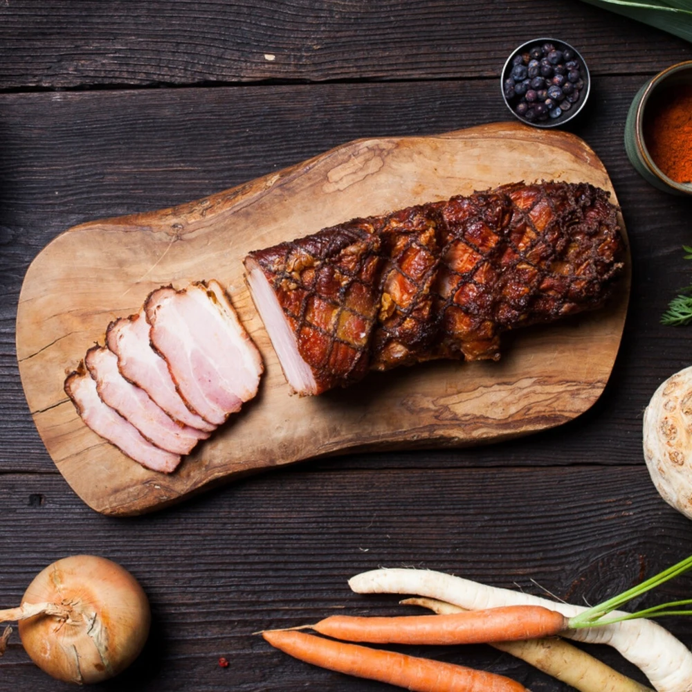 Boczek w siatce Bio, Farmy Roztocza