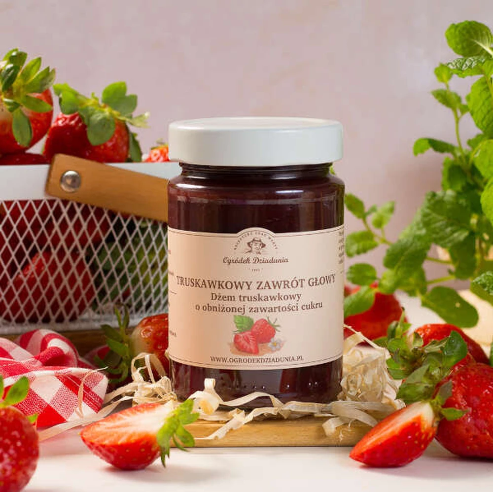 Dżem truskawkowy - Truskawkowy Zawrót Głowy, Ogródek Dziadunia