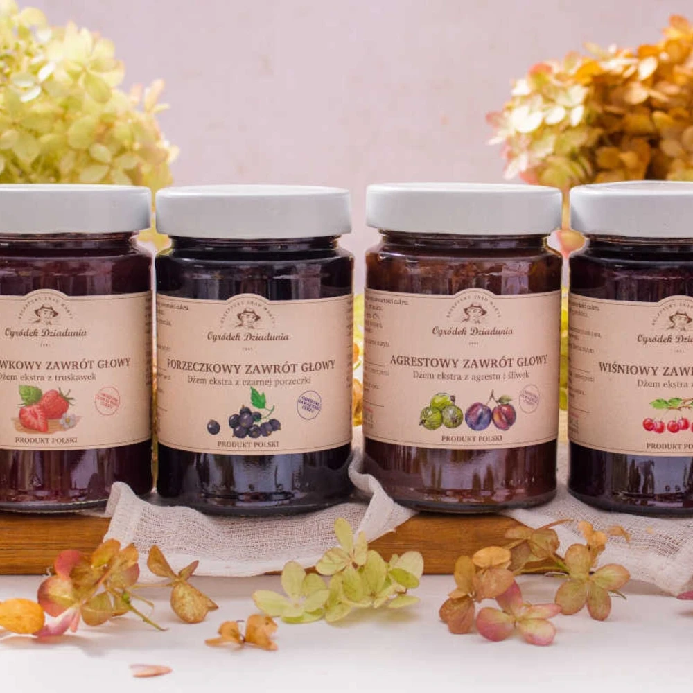 Dżem porzeczkowy - Porzeczkowy Zawrót Głowy, Ogródek Dziadunia