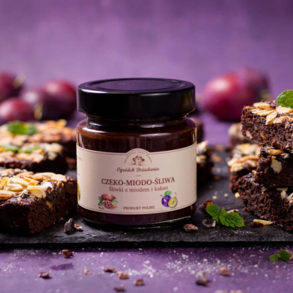 Konfitura ze śliwek, miodu i kakao - Czeko-miodo-śliwa, Ogródek Dziadunia