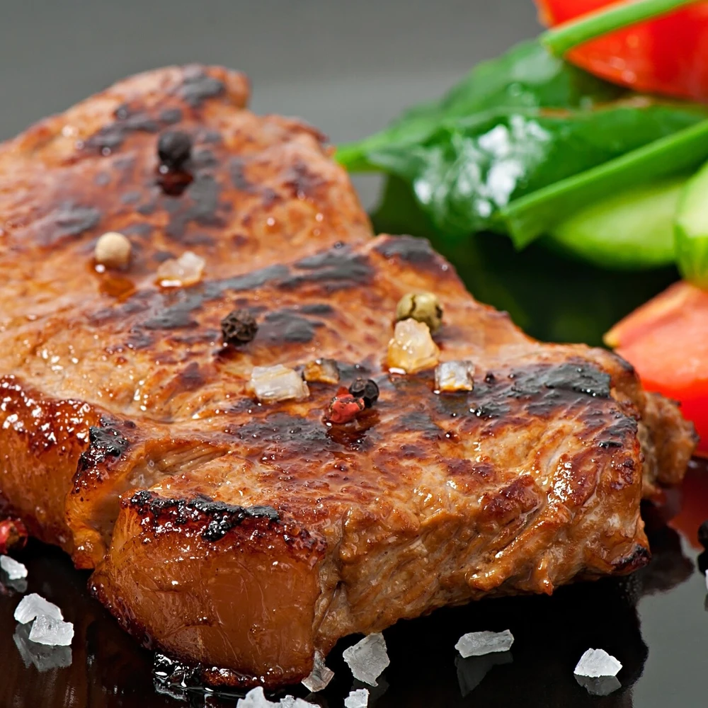 Zestaw mięsa Bio: schab wieprzowy w plastrach, karkówka wieprzowa bez kości, Farmy Roztocza