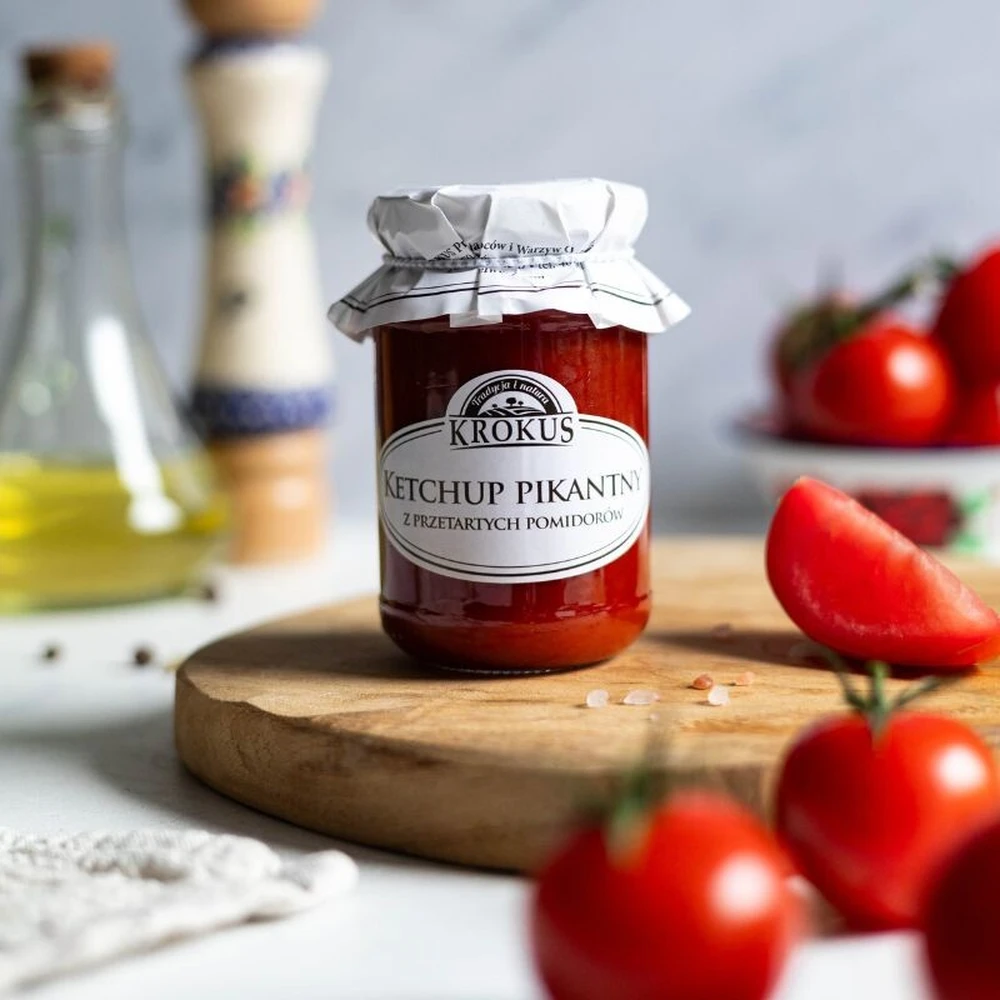 Ketchup pikantny z przetartych pomidorów, Krokus