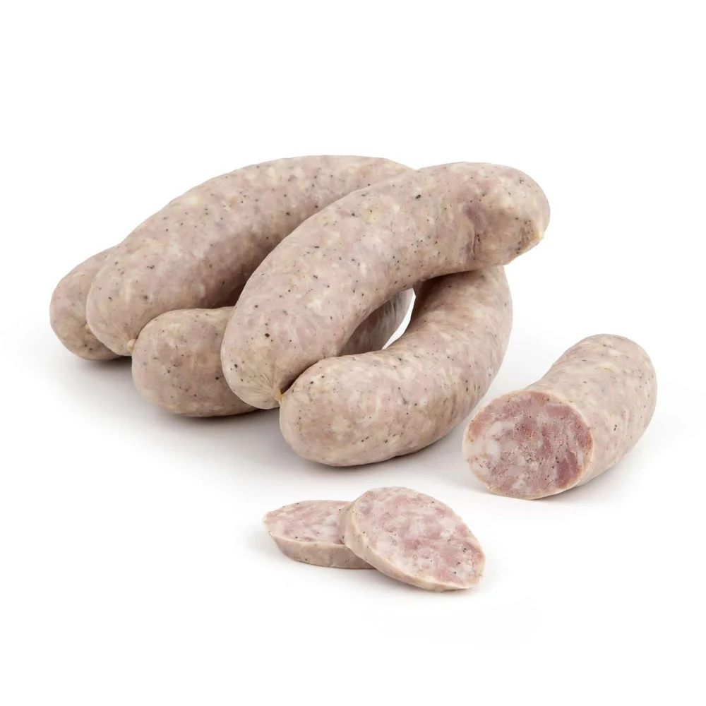 Kiełbasa biała surowa z szynki Bio, 400 g, Farmy Roztocza
