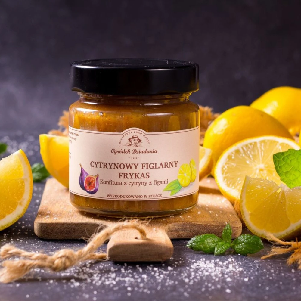 Konfitura z cytryny z figami - Cytrynowy filgarny Frykas, Ogródek Dziadunia