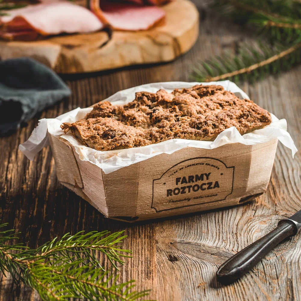 Zestaw pasztetów Bio: pasztet zagrodowy, pasztet z borowikami, pasztet z żurawiną, Farmy Roztocza