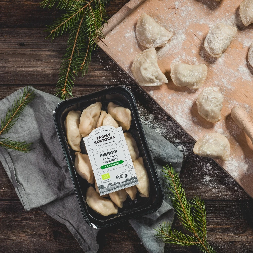 Pierogi z kapustą i grzybami Bio, Farmy Roztocza