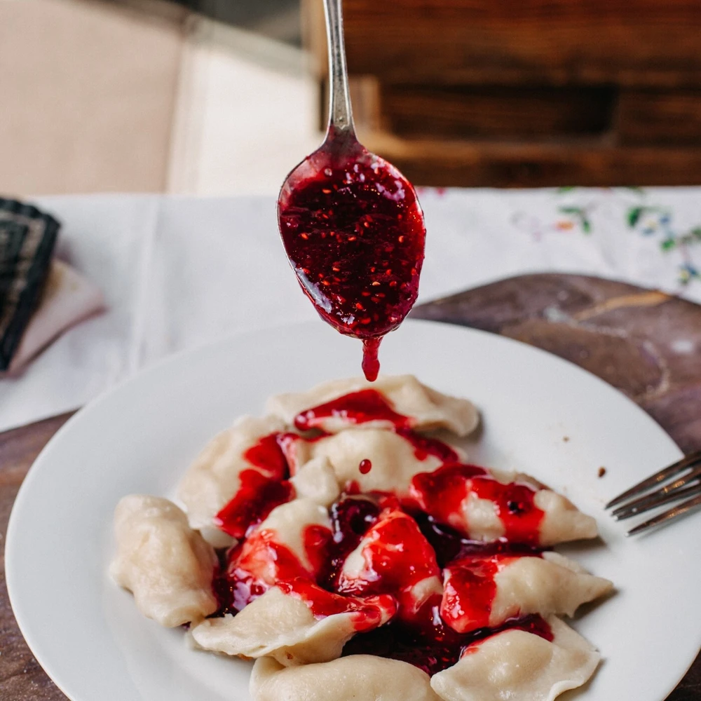 Pierogi z malinami Bio, Farmy Roztocza