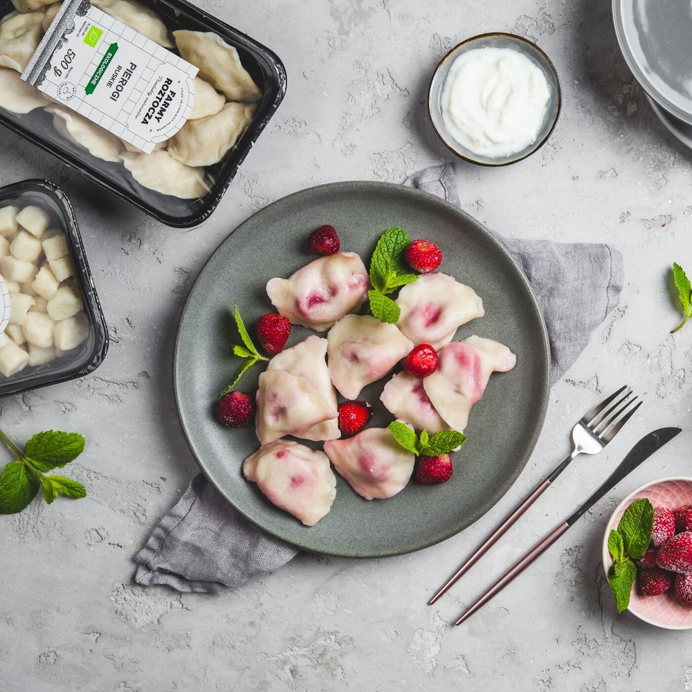 Pierogi z wiśniami Bio, Farmy Roztocza