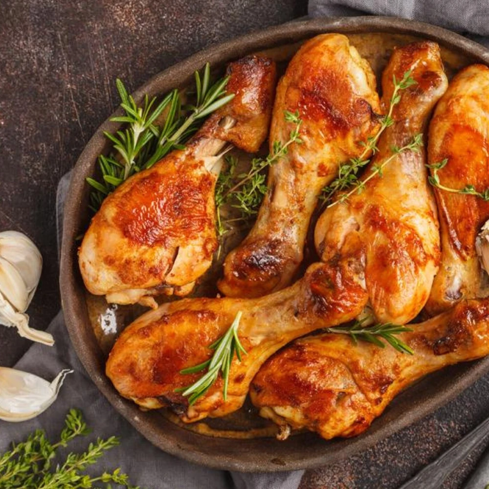 Zestaw mięsa drobiowego: filet z piersi kurczaka, skrzydełka z kurczaka, podudzia z kurczaka, Farmy Roztocza