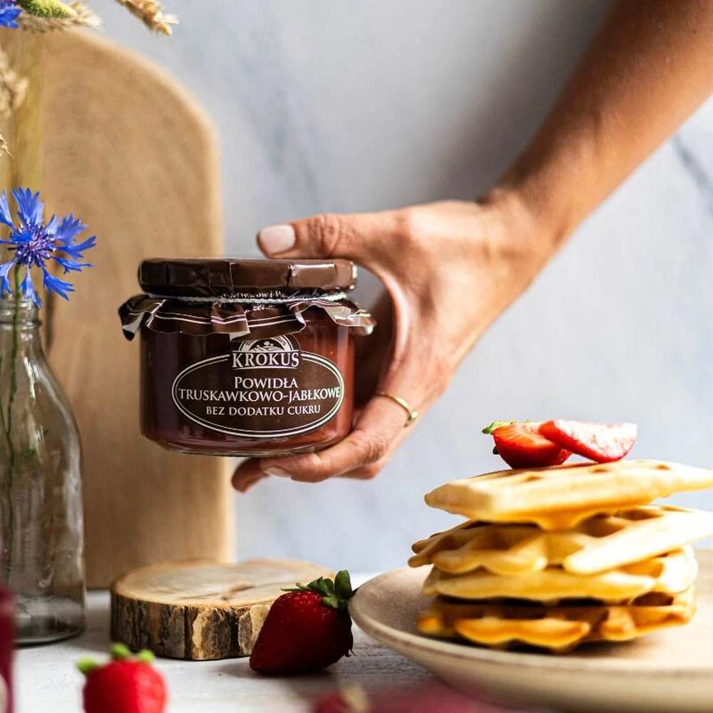 Truskawki i jabłka bez dodatku cukru