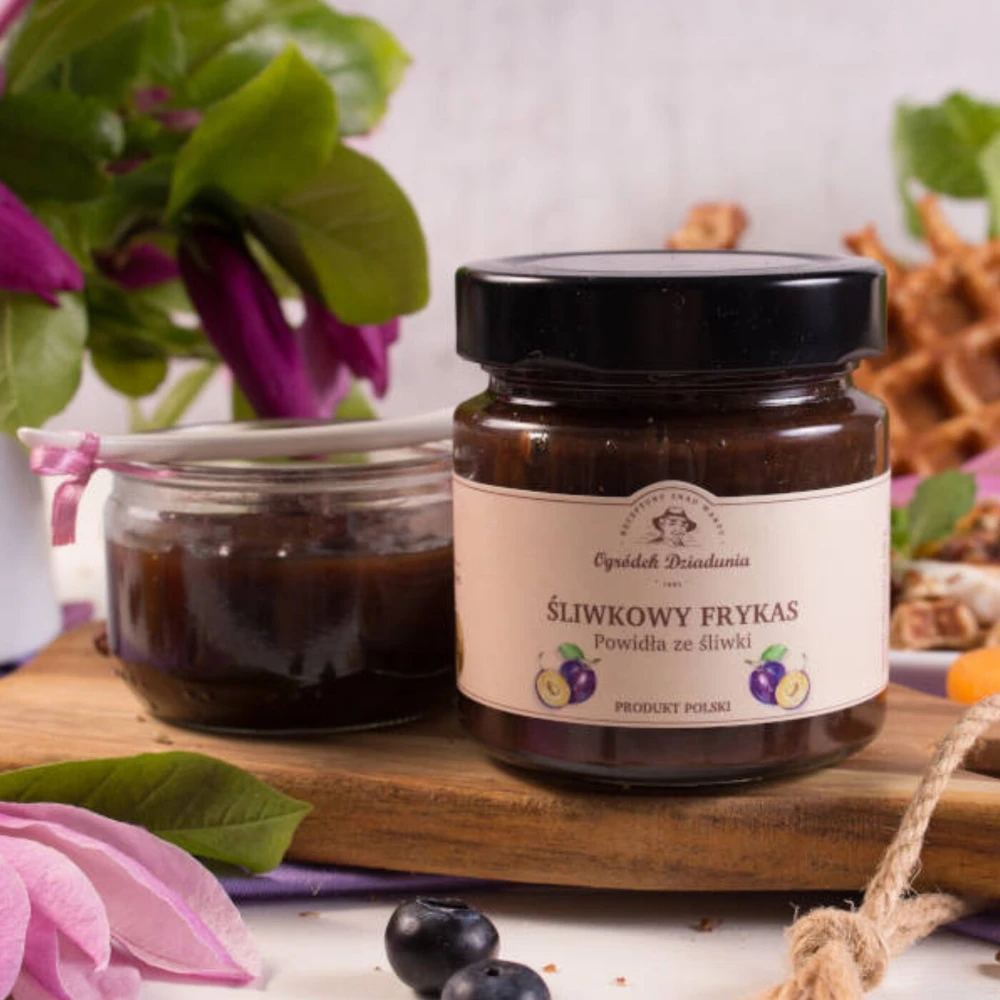 Powidła śliwkowe - Śliwkowy Frykas, Ogródek Dziadunia
