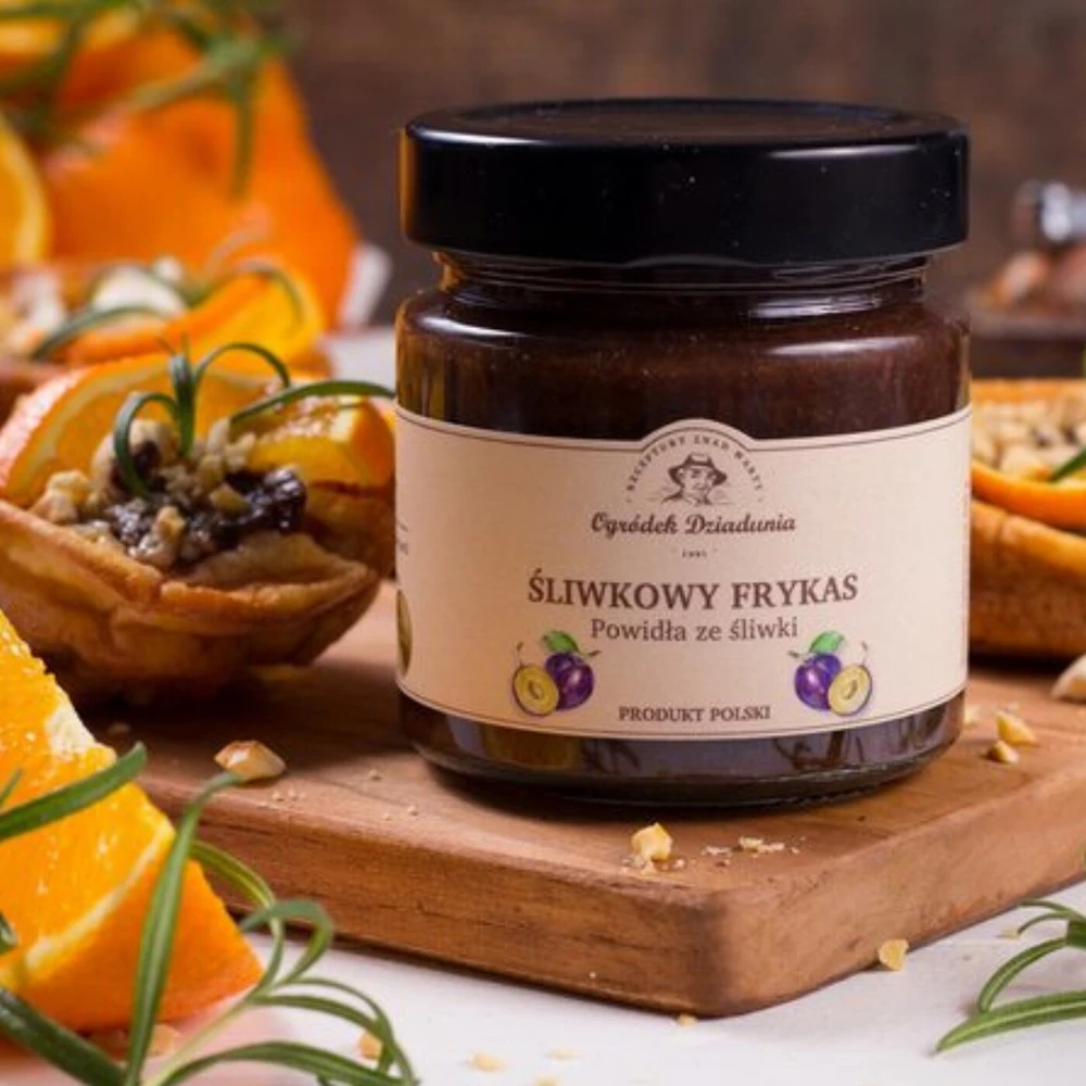 Powidła śliwkowe - Śliwkowy Frykas, Ogródek Dziadunia