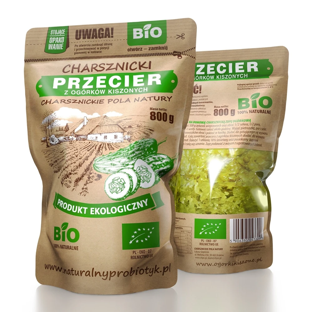 Przecier z ogórków kiszonych Bio, Charsznickie Pola Natury