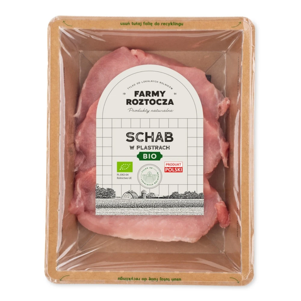 Schab wieprzowy w plastrach Bio 300 g, Farmy Roztocza