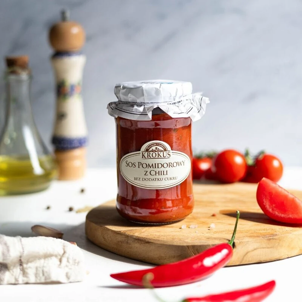 Sos pomidorowy z chili bez cukru