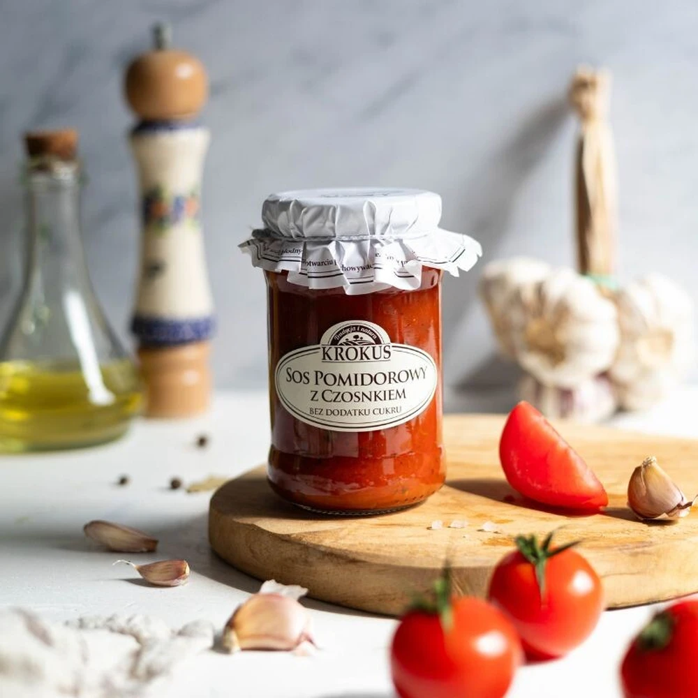 Sos pomidorowy z czosnkiem 