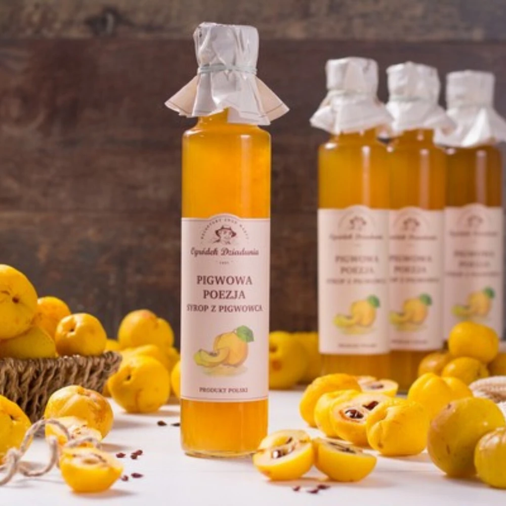 Syrop z pigwowca - Pigwowa Poezja, Ogródek Dziadunia