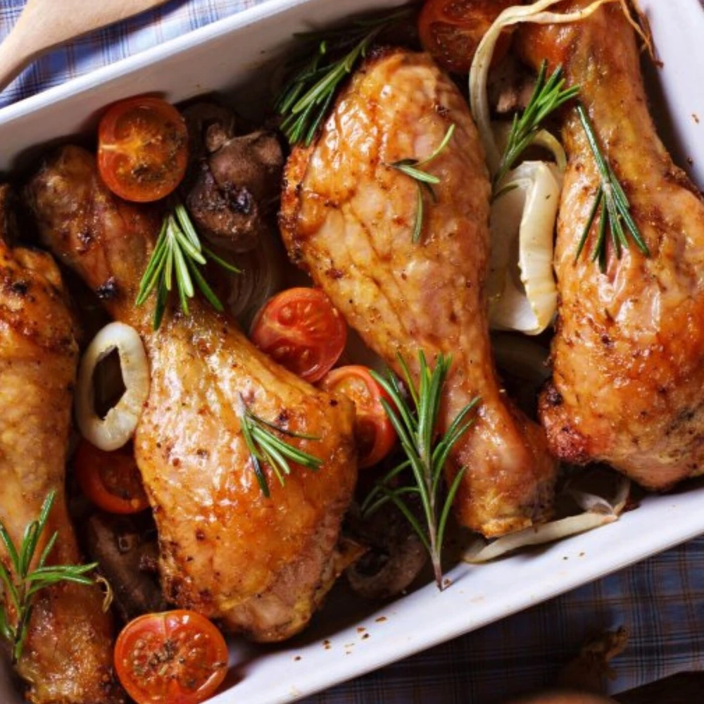 Zestaw mięsa Bio: 2 opakowania uda z kurczaka, filet z piersi kurczaka, Kurczak z Roztocza