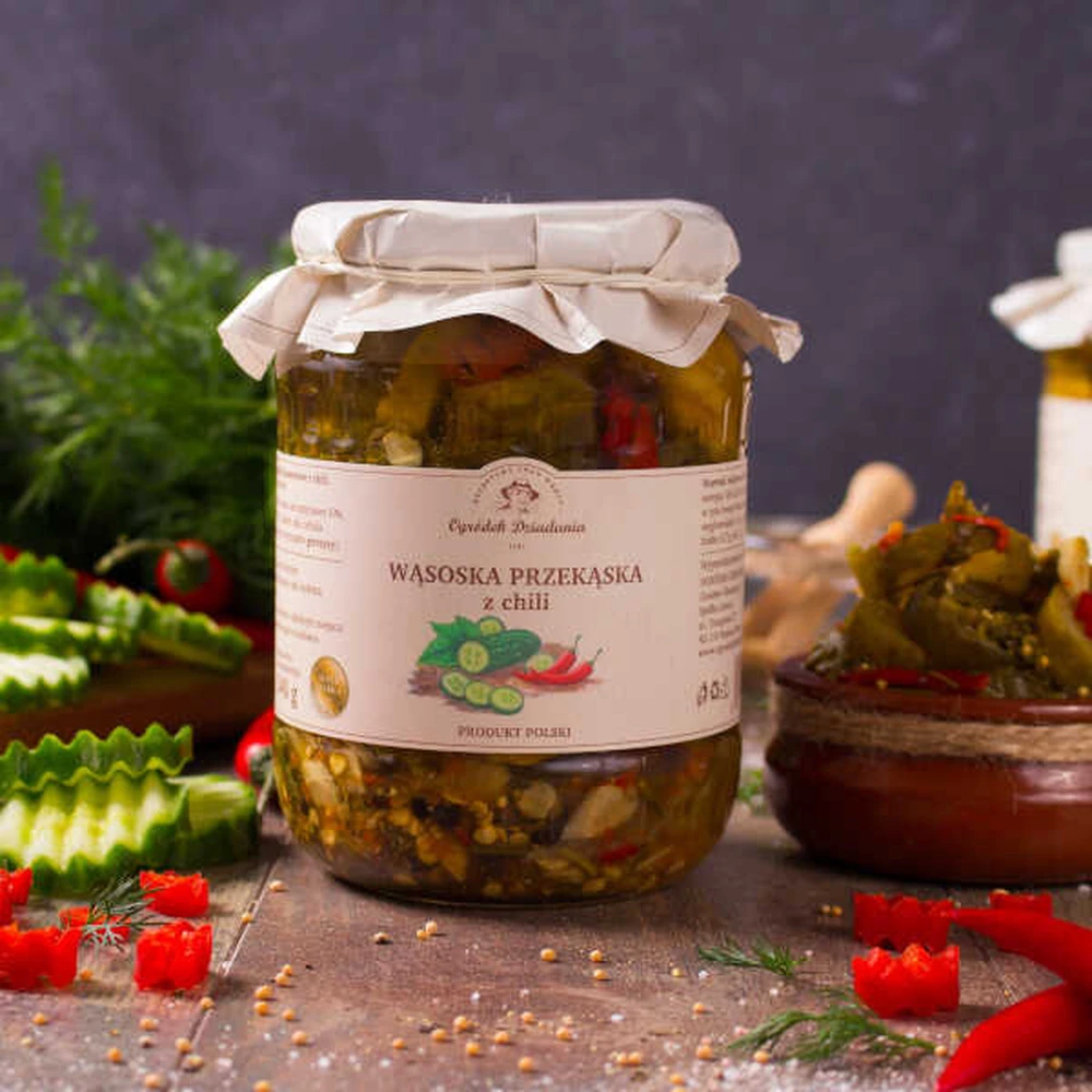 Wąsoska Przekąska z chili, Ogródek Dziadunia