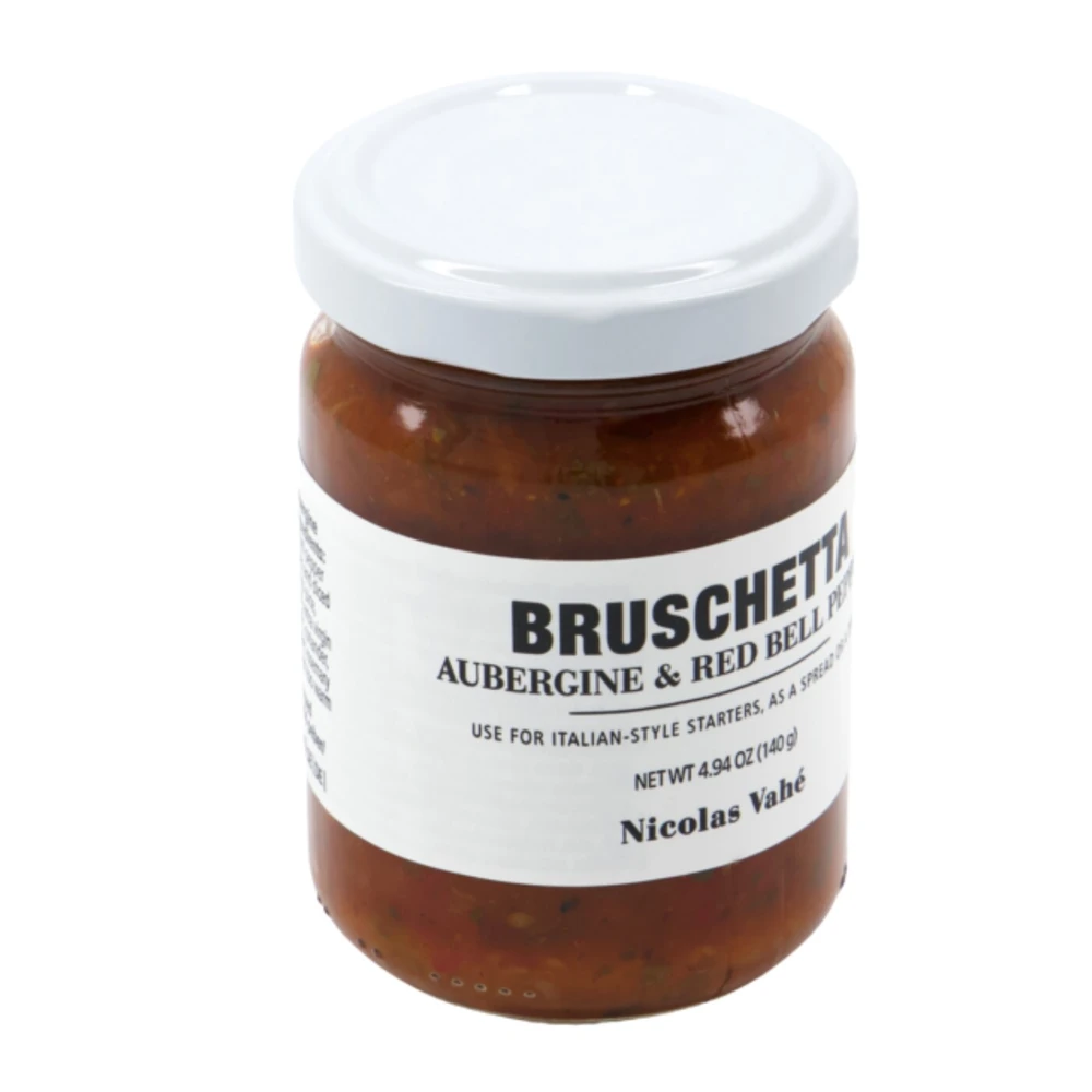 Bruschetta z bakłażanem i czerwoną papryką, Nicolas Vahé