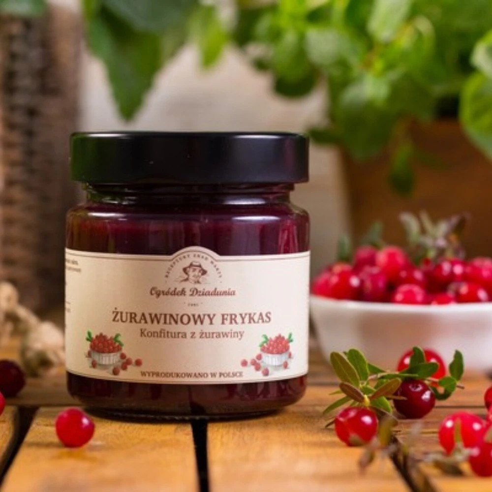 Konfitura z żurawiny - Żurawinowy Frykas, Ogródek Dziadunia