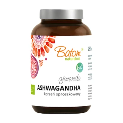 Ashwagandha Bio (495 mg) 250 tabletek, Batom 