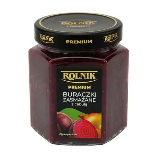 Buraczki zasmażane z cebulką, 540 g, Rolnik