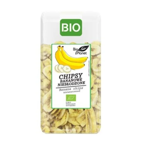 Chipsy bananowe niesłodzone Bio, 150 g, Bio Planet