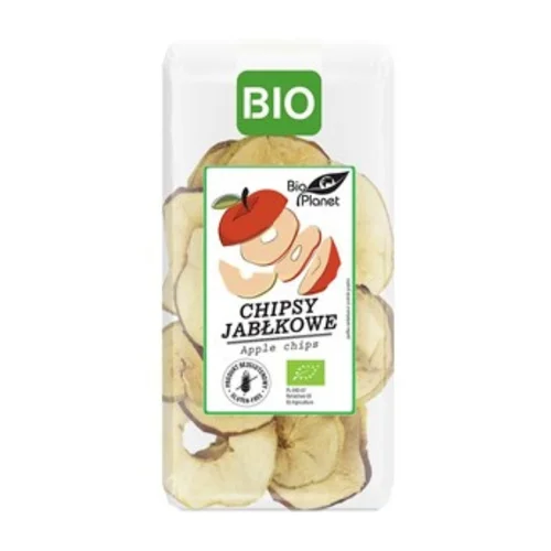 Chipsy jabłkowe bezglutenowe Bio, 30 g, Bio Planet