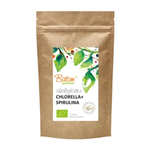 Chlorella + spirulina Bio, 500 tabletek, Batom