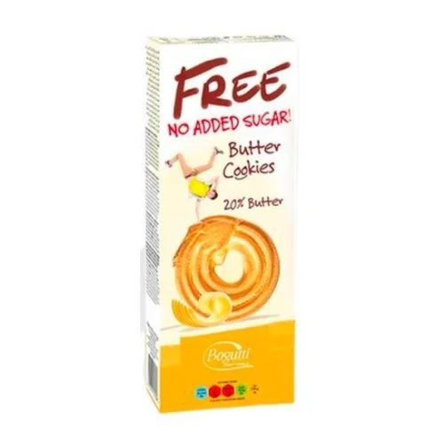 Ciasteczka maślane 20% bez cukru, 135 g, Bogutti  