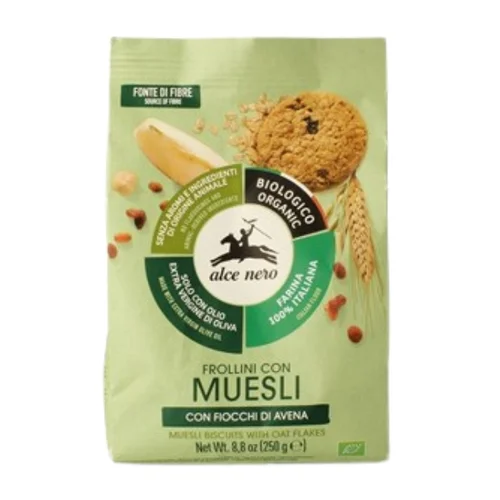 Ciastka musli Bio, 250 g, Alce Nero