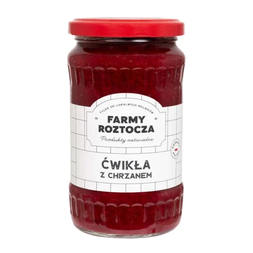 Ćwikła z chrzanem, 280 g, Farmy Roztocza