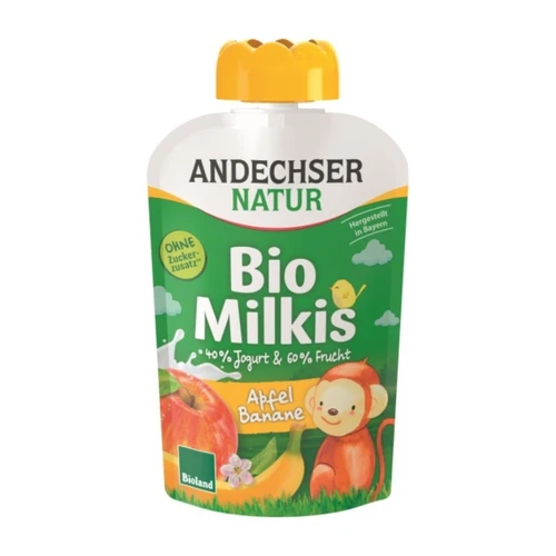 Deser jogurtowy jabłko - banan Bio, Andechser Natur