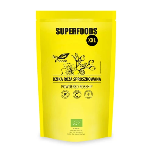 Dzika róża sproszkowana Bio, 500g, Bio Planet