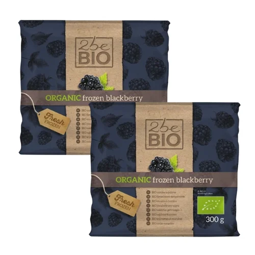 Jeżyna mrożona Bio, 2 opakowania x 300 g, 2beBIO